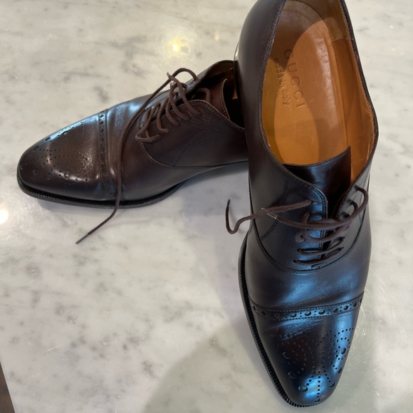 Gucci Vitello Anilux dress shoes (Rodeo Scuro) - Picture 5 of 11